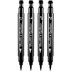 Pinkiou Pinkiou Eyeliner Pen with Eye Makeup Stamp Waterproof Double Sided Long Lasting Seal Eyeliner 4 in 1
