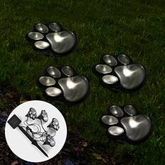 Galashield Paw Print Solar Lights Outdoor Garden LED Yard Decoration