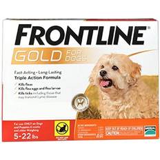 Frontline FRONTLINE Gold for Dogs Flea & Tick Treatment, 5-22 lbs, 6ct