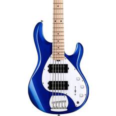 Sterling By Music Man StingRay Ray5 HH Cobalt Blue basse électrique 5 cordes