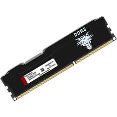 Yongxinsheng Yongxinsheng DDR3 8GB Desktop RAM 1600MHz PC3-12800 UDIMM Non-ECC Unbuffered 1.5V 2Rx8 Dual Rank 240 Pin CL11 PC Computer Memory Upgrade Module Black