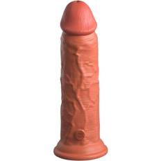King Cock Elite 8 Sugekop Dildo 20 cm Mørk Natur