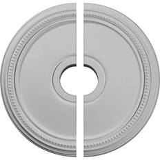 Moulding & Millwork Ekena Millwork 18 3-5/8 1-1/8 Diane Urethane Ceiling Medallion, Fits Canopies up to 5-3/8 in.