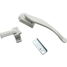 Building Materials National Hardware White Zinc Lever Latches 1 pk