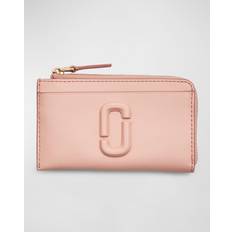 Marc Jacobs The Leather J Top Zip Multi Wallet in Rose