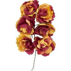 Multicoloured DIY Multicoloured Craft Flowers