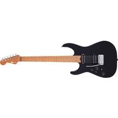 Charvel Pro-Mod DK24 HH 2PT, Gloss Black, Left Handed Electric Guitar Black