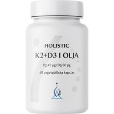 Vitaminer & Kosttilskudd Holistic K2+D3 60 stk