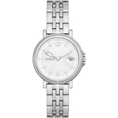 SR60/SR621 Armbåndsure Skagen Denmark Signatur Sport Lille SKW3134 Dame 34 cm Analog Kvarts Mineralglas Silver 16 mm