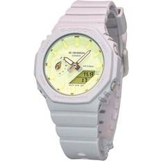 Casio G-Shock Nature's Colour Series Analog Digital Yellow Dial Quartz GMA-S2100NC-4A 200M Women's Watch
