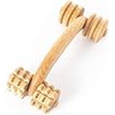 Tuuli Accessories Massage Muskel Rullverktyg Massageapparat för Rygg Nacke Axlar Armar Ben Kropp Trä 18 x 7 x 6 cm