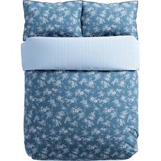 Bedeck Bedeck Of Belfast Zayda Percale 180 Thread Count Duvet Cover Blue