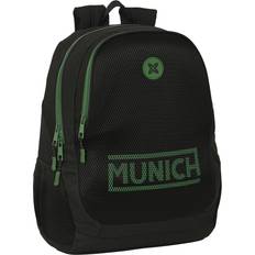 Munich School Bag Caviar Black 32 x 44 x 16 cm