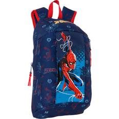 Spider-Man Rygsæk Spider-Man Neon Mini Marineblå 22 x 39 x 10 cm