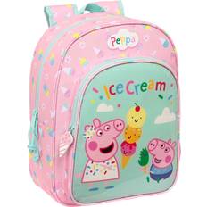 Peppa Pig Väskor Peppa Pig Skolryggsäck Ice cream Rosa Mint 26 x 34 x 11 cm