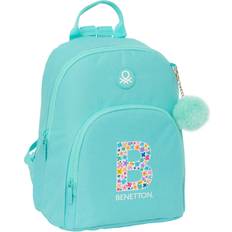 Benetton Rucksack Letter Mini Green 25 x 30 x 13 cm