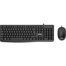 Nilox NXKME0012 Keyboard Mouse Black