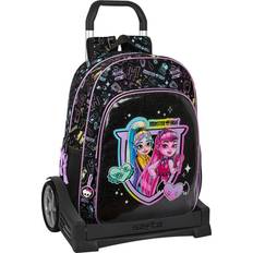 Monster High School Rucksack Wheels Black 33 x 42 x 14 cm