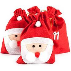 Pajoma XXL adventskalender för fyllning Nikolaus 24 påsar tygpåsar presentpåsar jul, julkalender