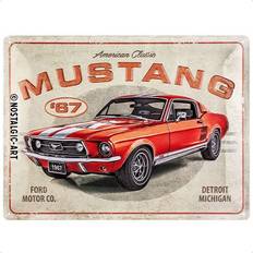 Nostalgic Art Retro-metalskilt Ford Mustang Mål: