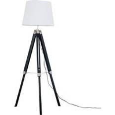 ValueLights Modern Black Tripod Floor Lamp