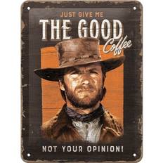 Nostalgic-Art Retro Tin Sign The Good Coffee Gift Idea Wall Decor