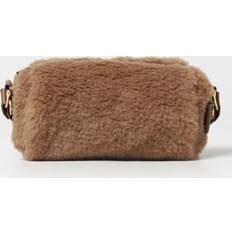 Max Mara Tasker Max Mara Uld Shearling Clutch Uld Taske - Brun