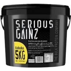 The Bulk Protein Company Mass Gainer Powder Banana Serious Gainz