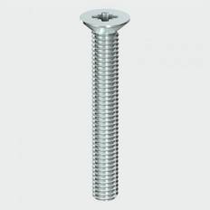 Building Materials Timco 4012CPM Machine Screw PZ2 CSK BZP M4 Box of 100