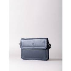 Lakeland Leather Enderby Flapover Cross Body Bag in Navy