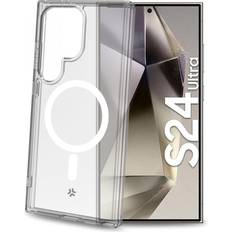 Celly Samsung Galaxy S24 Ultra Cover GELSKINMAG MagSafe Transparent