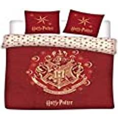 Harry Potter Tessili Harry Potter 140 x 200 cm Pe Rosso Copripiumino Rosso