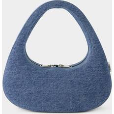 Taschen Coperni Baguette Tasche Swipe Canvas Verwaschenes Blau blue