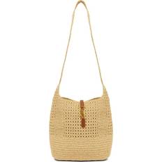 Dam - Strå Väskor Saint Laurent Raffia Hobo Shoulder Bag