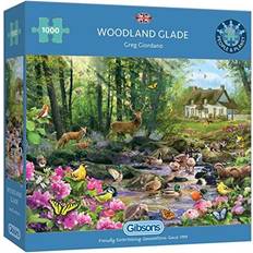 Gibsons Classic Jigsaw Puzzles Gibsons Woodland Glade 1000 Piece Jigsaw Puzzle Sustainable Jigsaw Puzzle for Adults Premium 100% Recycled Board Great Gift for Adults Gibsons Games