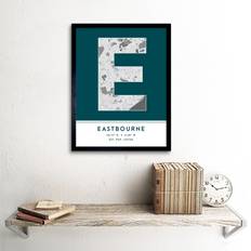 Turquoise Framed Art Wee Blue Coo Eastbourne Framed Art