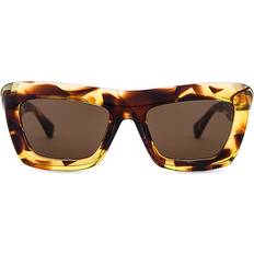 Bottega Veneta Tortoiseshell Scoop Squared Acetate 002