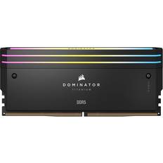 RAM minne Corsair Dominator Titanium RGB Black DDR5 6400MHz 2x16GB ECC (CMP32GX5M2B6400C32)