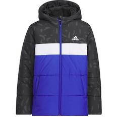 Adidas Pojkar Jackor Barnkläder adidas Junior's Colorblocked Padded Jacket - Black (IL6097)