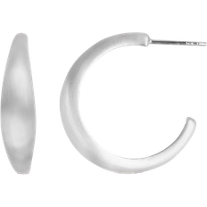 Ocean Flow Hoops Large - Silver