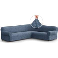 Mille Righe Collection Loose Sofa Cover Blue (399.5x96.5cm)