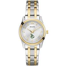 Watches Bulova Silver/Gold Lesley Lynx Two-Tone