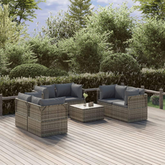Utemöbler vidaXL 7 Outdoor Lounge Set
