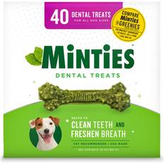Minties Dental Dog Bone Treats, Maximum Mint 32