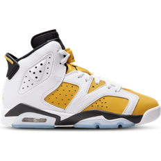 Yellow Basketball Shoes Nike Air Jordan 6 Retro GS - White/Black/Yellow Ochre