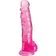 Clear Dildo with Balls 22cm