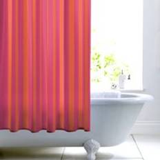 Orange Shower Curtains Dunelm Bold Stripe Shower