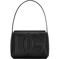 Dolce & Gabbana Logo Shoulder Bag - Black