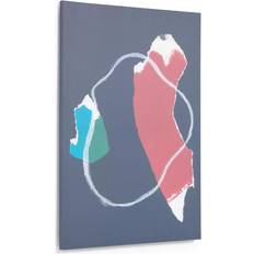 Kave Home OROA Zoeli Canvas Gra[hic Framed Art