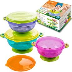 Multicolored Plates & Bowls BabieB Suction Baby Bowls